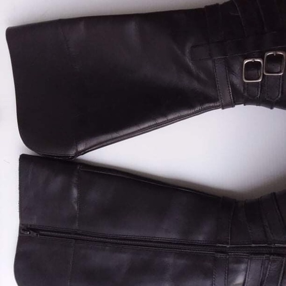 Blakely Black Leather Riding Boots 7 wide - Picture 8 of 11